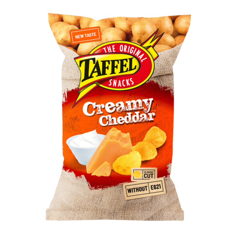 Kartulikrõpsud cheddari juustu maitselised Taffel 180g