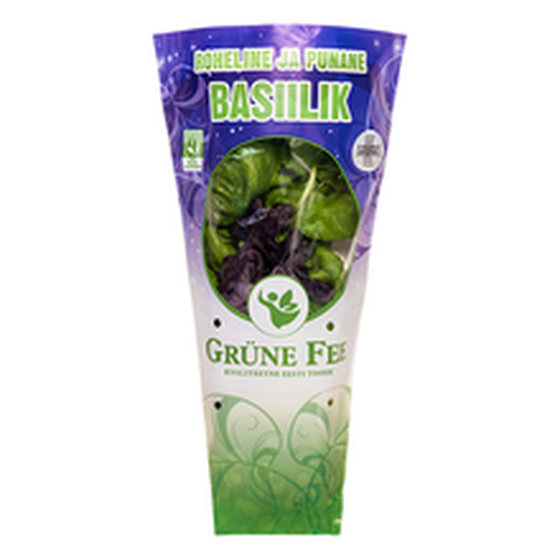 Grüne Fee basiilikumix potis