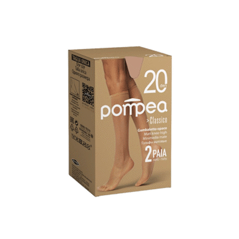 N.põlvikud POMPEA Classico 20d dorata 2p