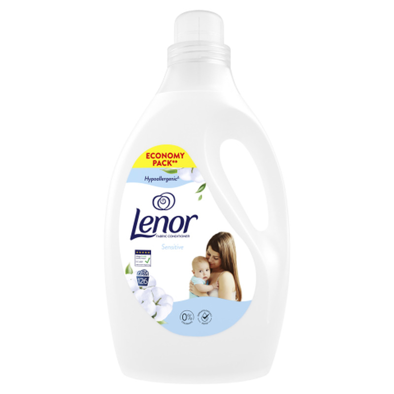 Kangapehmendaja LENOR Sensitive, 126 skalb., 2650ml