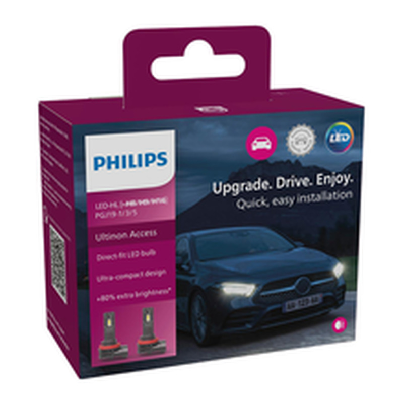 Esitule pirnid LED 2tk Philips H8/H9/H16