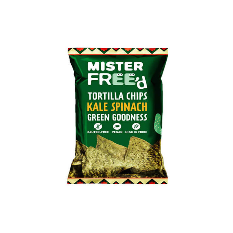 MISTER FREE D Tortilla krõpsud lehtkapsa ja spinatiga 135g