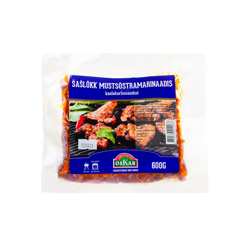 Šašlõkk mustsõstramarinaadis, OSKAR, 600 g