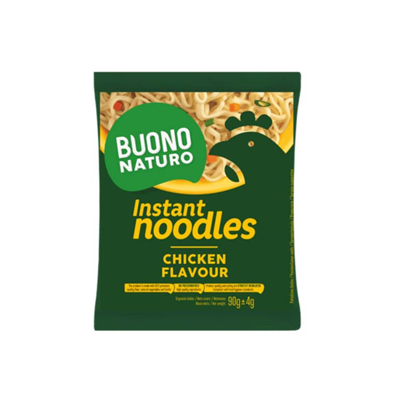 Kiirnuudlid kanamaitselised, BUONONATURO, 90 g