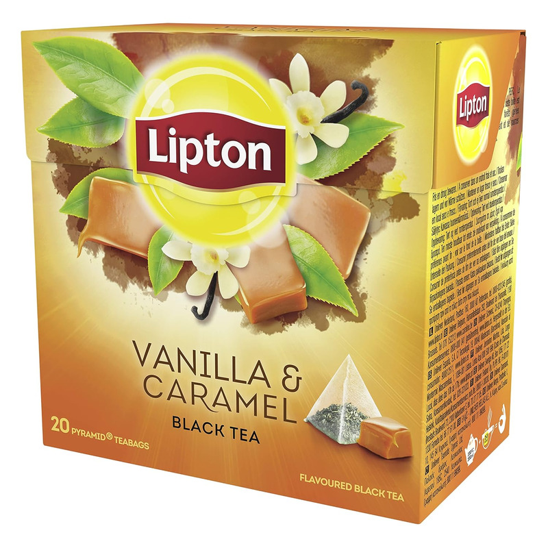 Lipton Must Tee Vanilli Karamelli 20tk