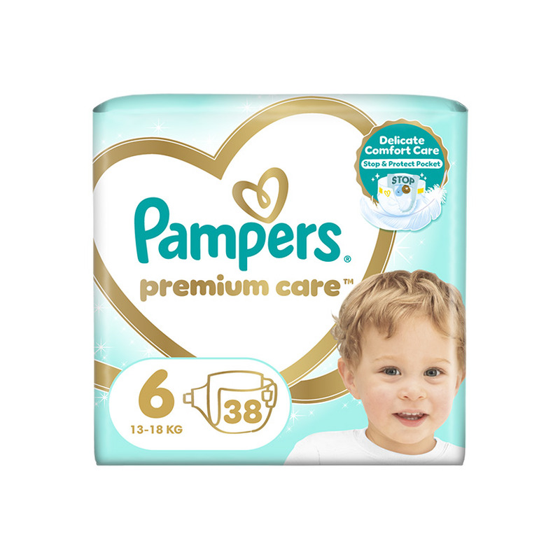 Teipmähkmed PAMPERS Premium Care S6 38tk