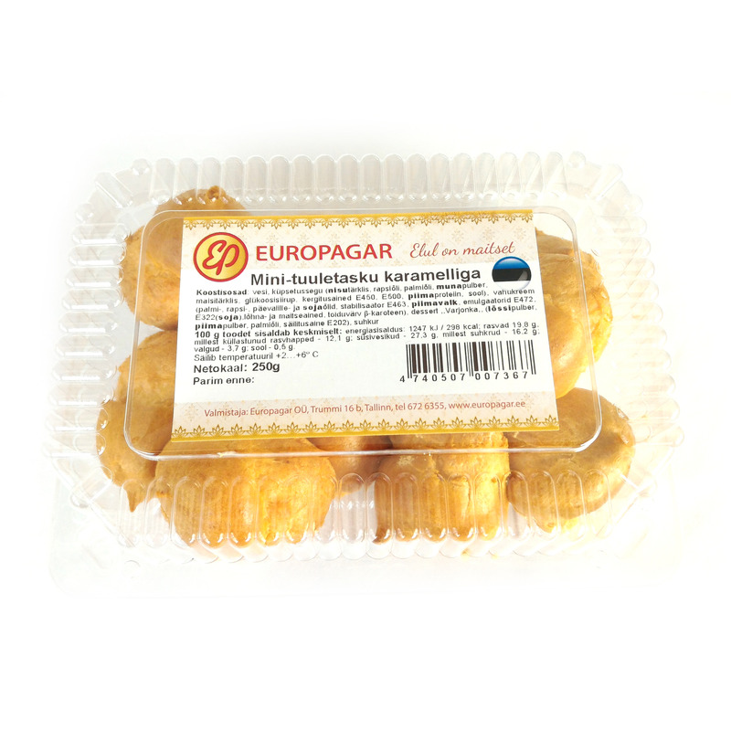 EUROPAGAR Mini-tuuletasku karamelliga 250g