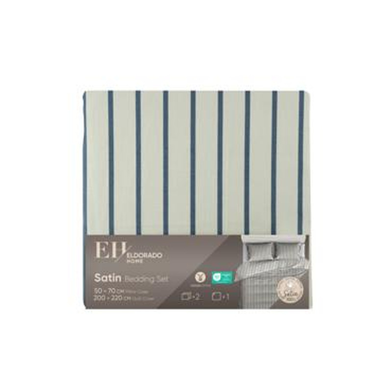 Satiinvoodipesu kmpl 200x220/2x50x70cm