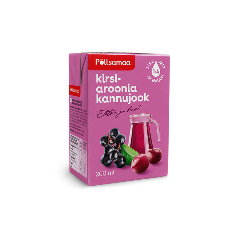 Kirsi-aroonia kannujook Põltsamaa 200ml