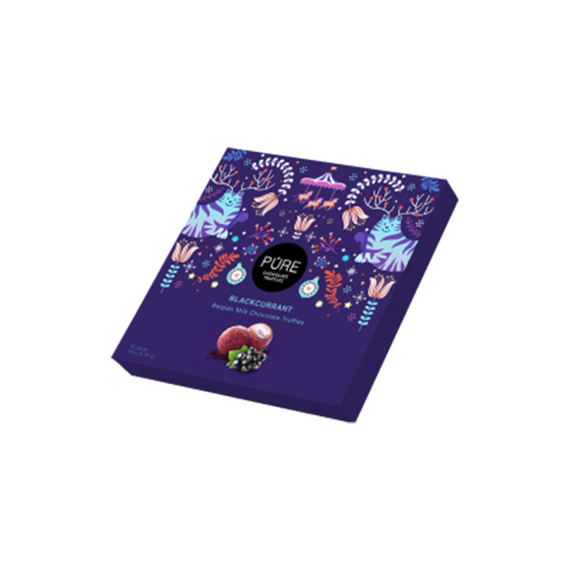 Kommikarp Pure šokolaaditrühvel mustsõstra 120g