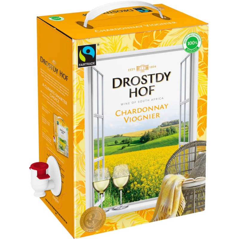 DROSTDY HOF Chardonnay Viognier 12,5% 300cl BIB (valge,kuiv)