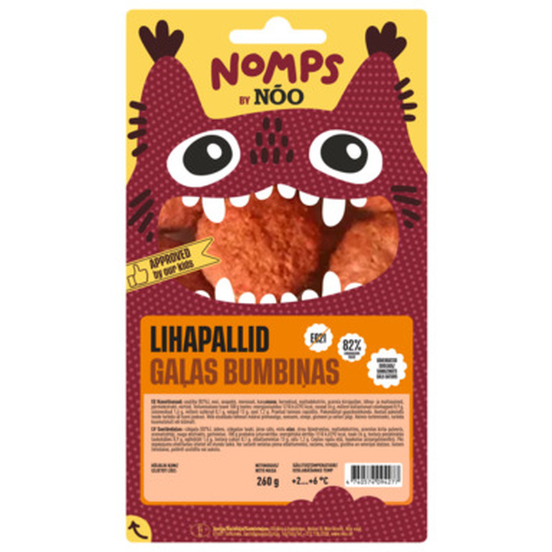 NÕO NOMPS lihapallid 260g