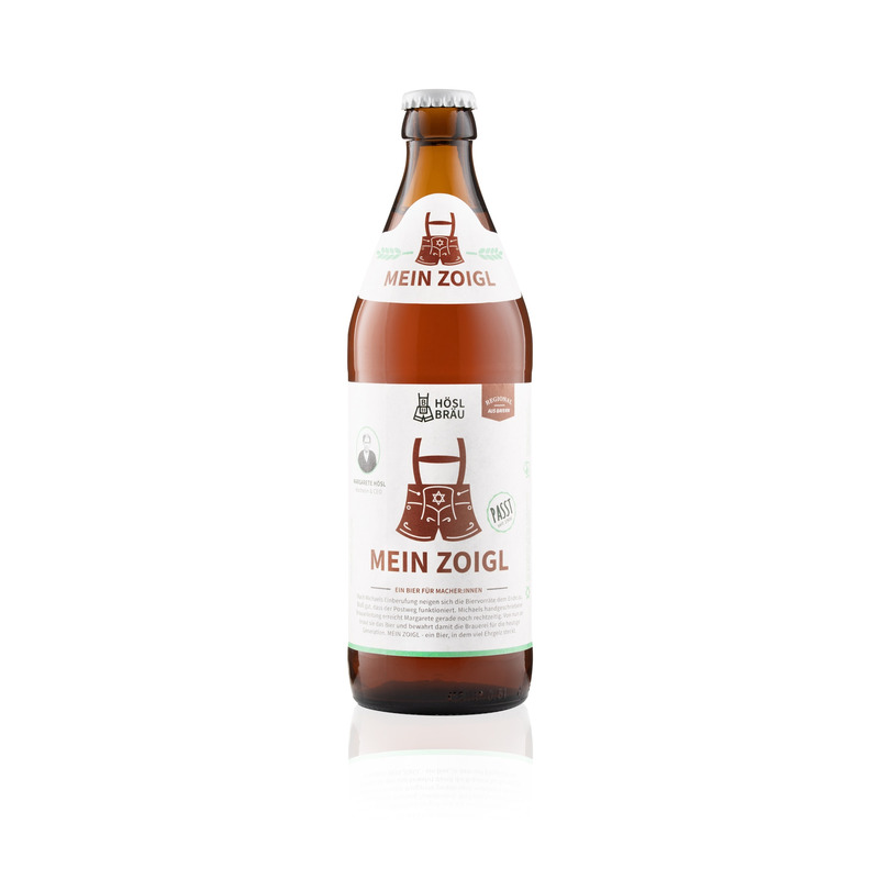 HÖSL õlu Mein Zoigl hele 5,2% 50cl (pudel)