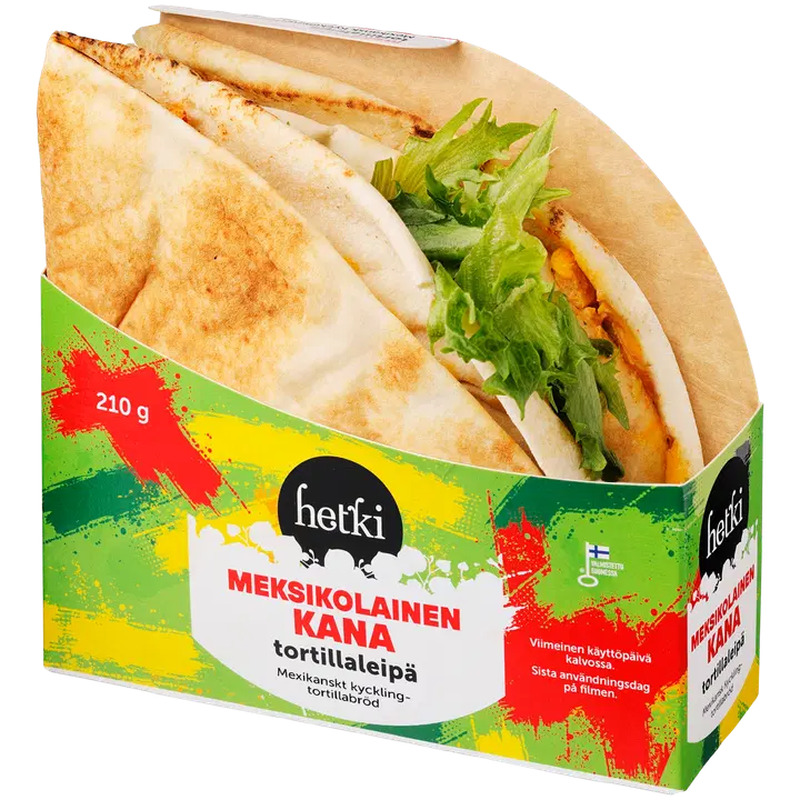 Hetki Fresh mehhikopärane tortilla kanaga, 210 g
