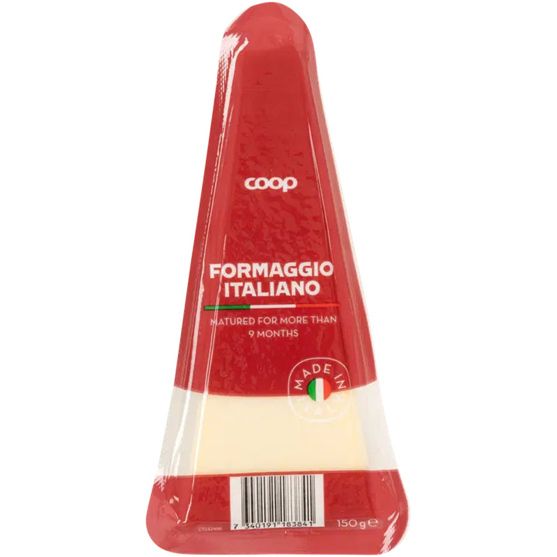 Coop Itaalia kõva juust, 9 kuud, 150 g