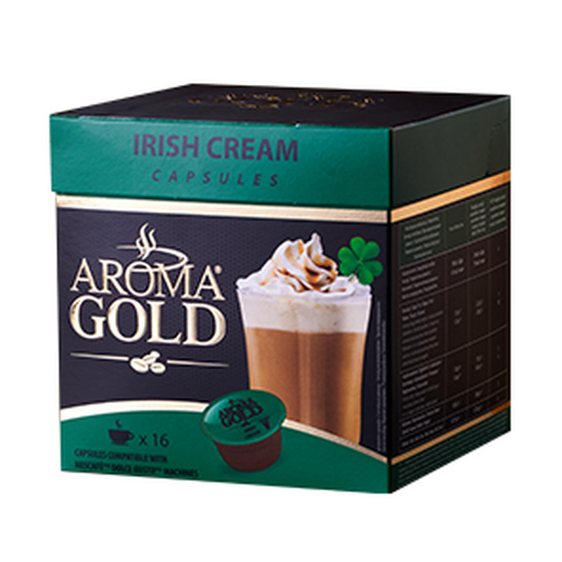 Kohvikapslid Irish Cream, AROMA GOLD, 16 tk