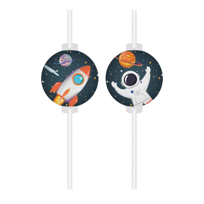 Paber kõrred "Space" 4tk