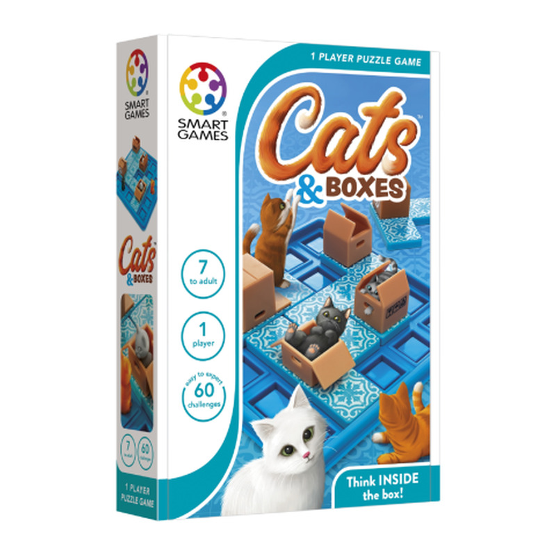 Loogikamõistatus Brain Games Cats & Boxes