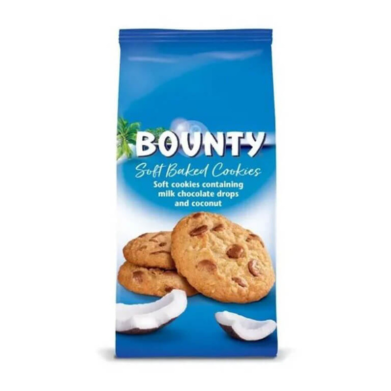 Bounty küpsised kookose- ja šokolaaditükkidega 180g