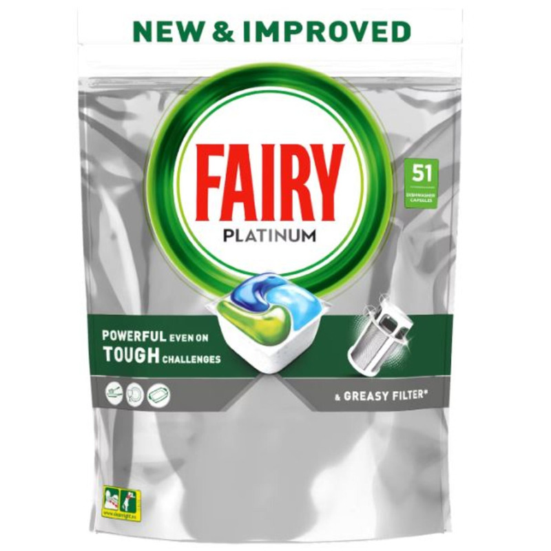FAIRY Nõudepesumasina tabletid Platinum 51tk
