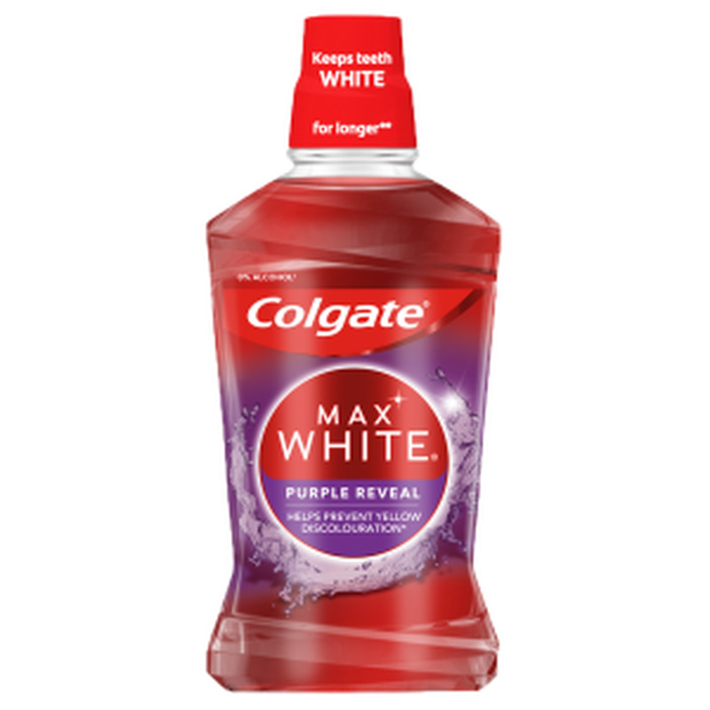 Suuvesi Max White Purple Reveal, COLGATE, 500 ml