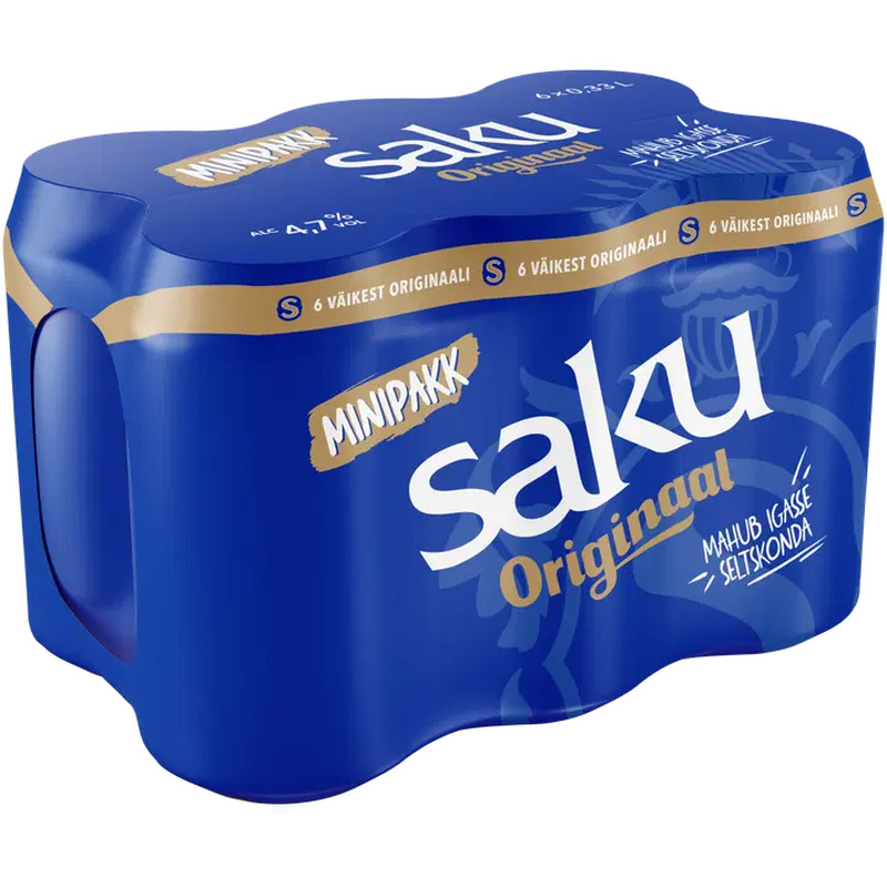 Saku Originaal õlu 4,7%vol 6x330 ml