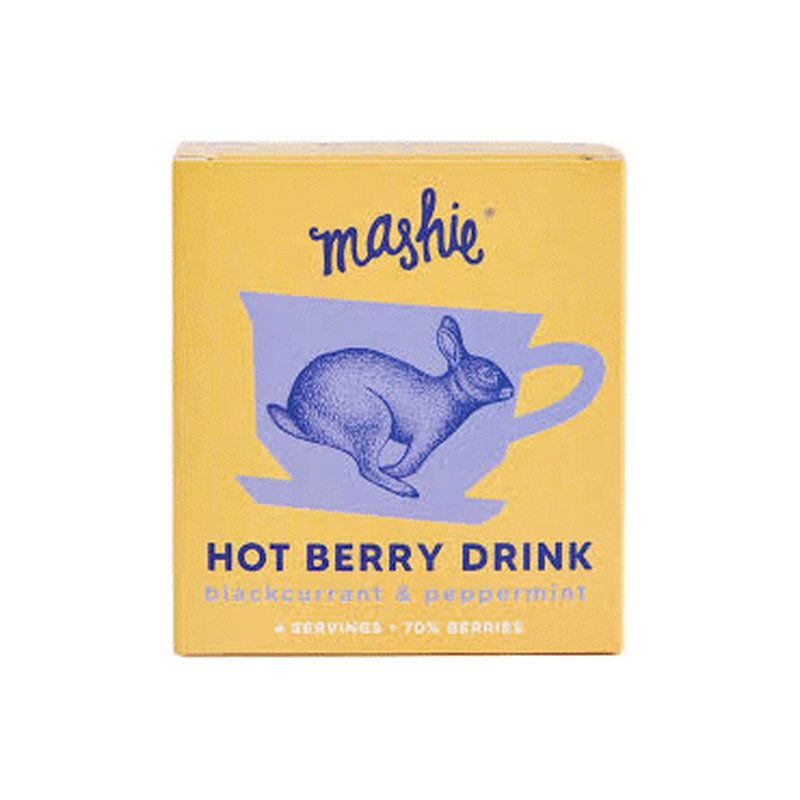 Marjapüree MASHIE mustsõstra 4x45g