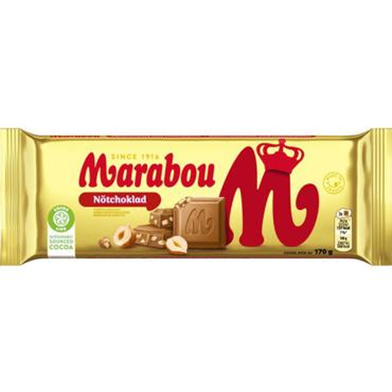 Piimašok. sarapuupähkliga MARABOU 170g