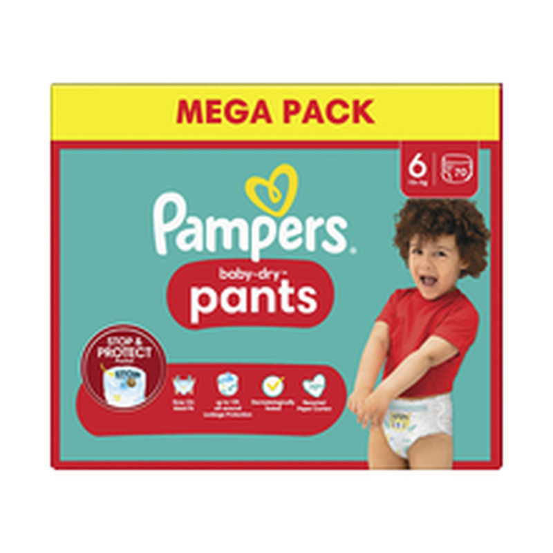 Pampers Baby Dry püksmähkmed 6, 15+ kg 70tk