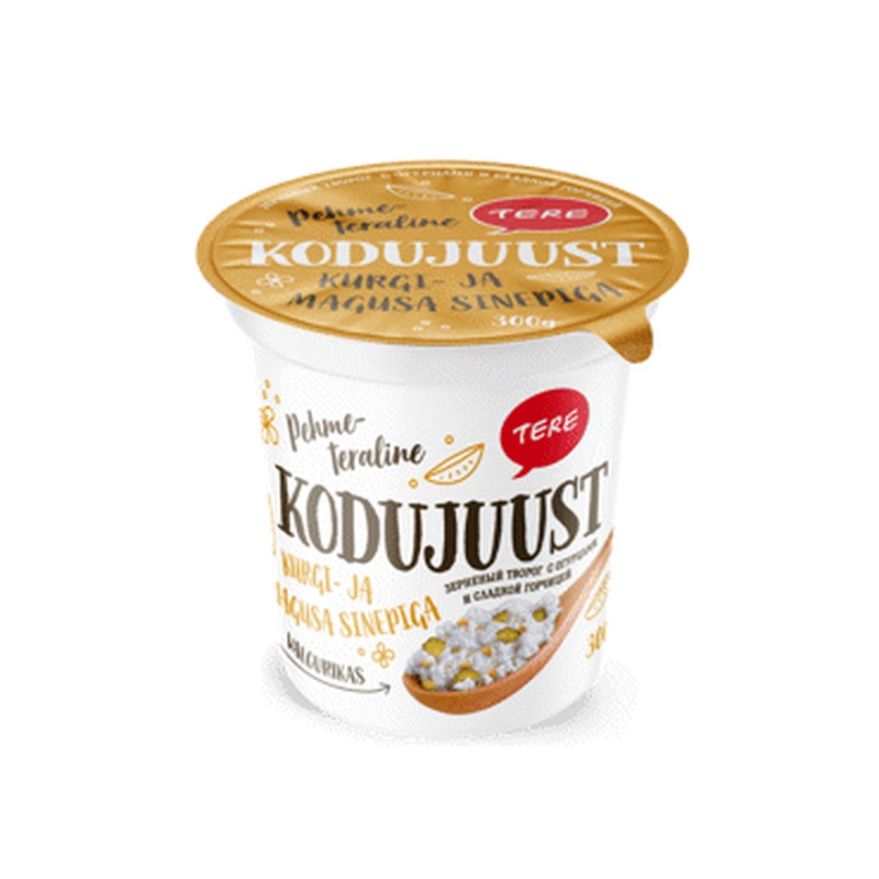 Kodujuust TERE kurgi,magusa sinep.300g