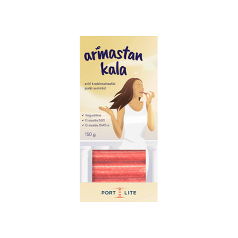 Krabimaitselised surimi pulgad, 150g