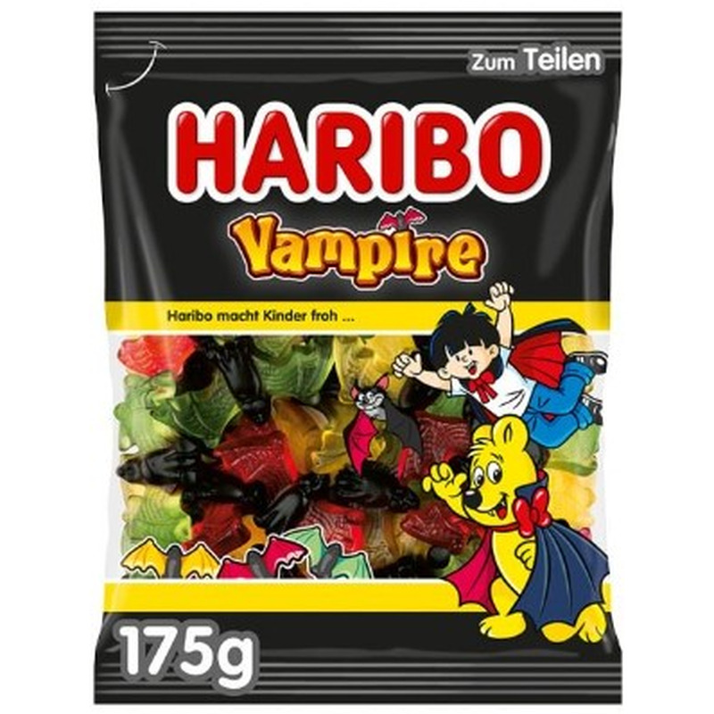Vampiirid, lagritsaga kummikommid, HARIBO, 175 g