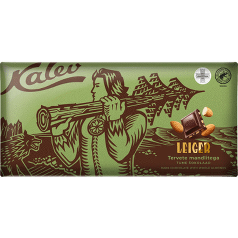 Tume šok.mandlitega Leiger KALEV 270g