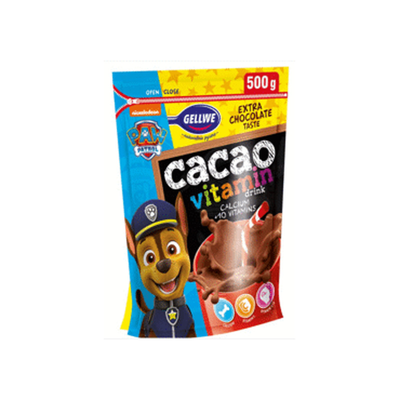 Kakaojoogipulber Paw Patrol GELLWE 500g