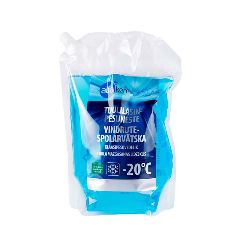 (Tulen ise järgi) Klaasipesuvedelik -20C etanooliga, ALFA-KEM, 3 L