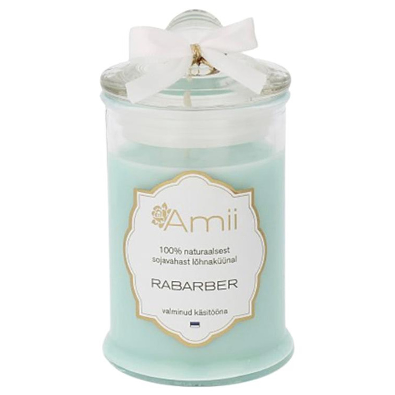 Sojavahast lõhnaküünal Rabarber, AMII, 1 tk