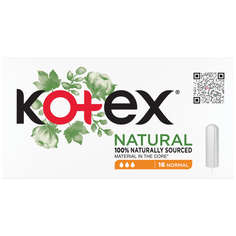 Kotex Tampoonid Natural Normal 16tk