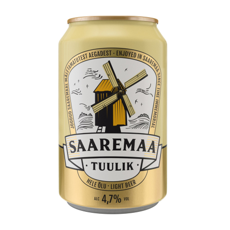 Õlu Saaremaa Tuulik 4,7%vol 0,33l purk
