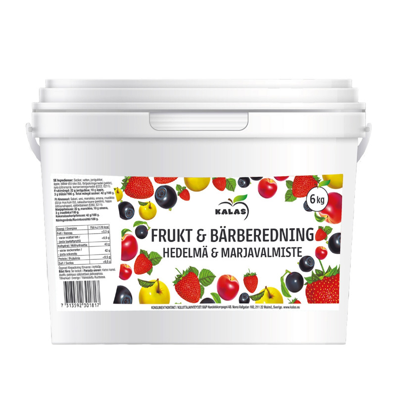 KALAS Puuvilja- ja marjakeedis 6kg (ämber)