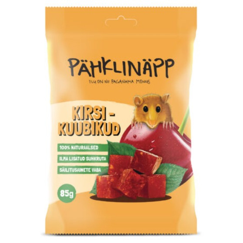 Pähklinäpp Kirsikuubikud 85g