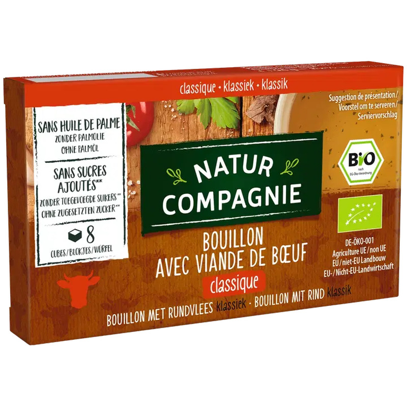 Veiselihapuljong 8 tk, NATUR COMPAGNIE, 96 g