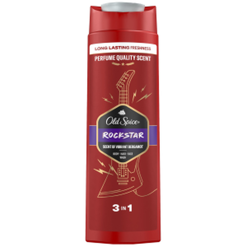 Dušigeel Rockstar, OLD SPICE, 400 ml