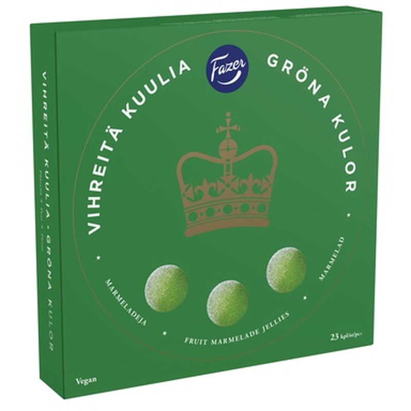FAZER Marmelaad Rohelised kuulid 500g
