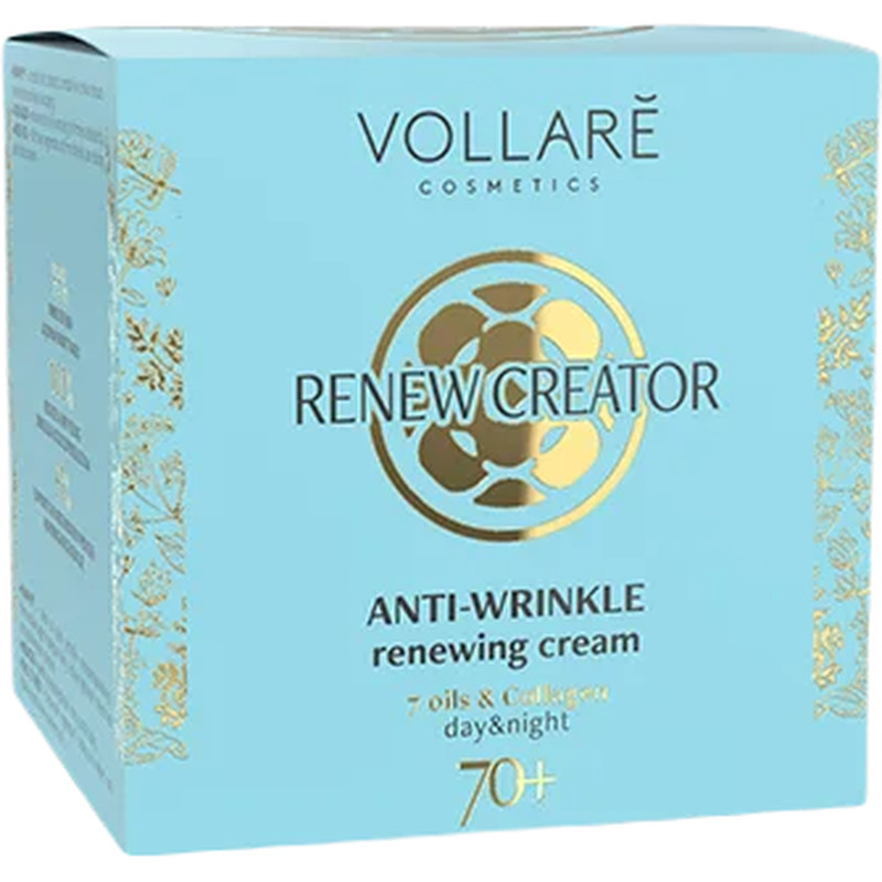 VOLLARE 70+ Taastav kortsudevastane näokreem 50ml