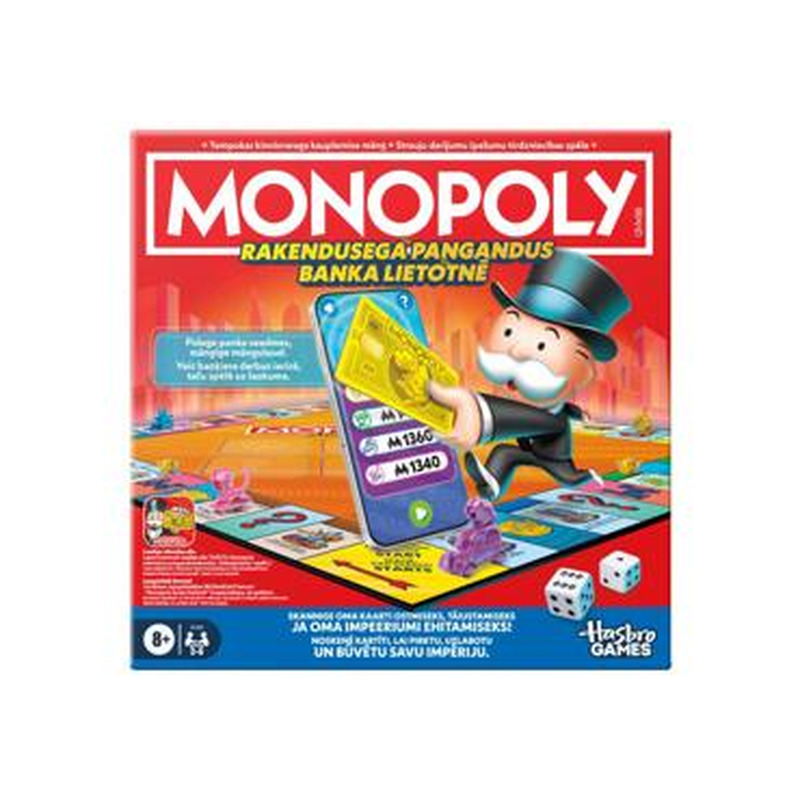 Rakendusega lauamäng MONOPOLY Banking