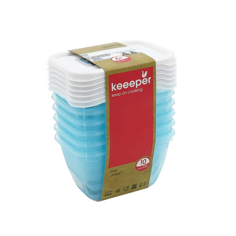 Karbikomplekt Mia Polar 250ml, KEEEPER, 6tk