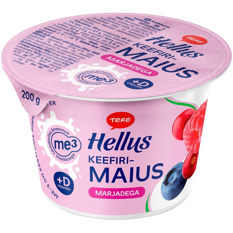 Helluse metsamarja keefirimaius, 200 g