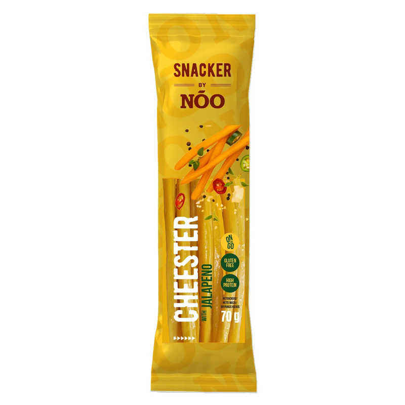 Juustusnäkk Cheester jalapenoga, gluteenivaba, NÕO, 70 g