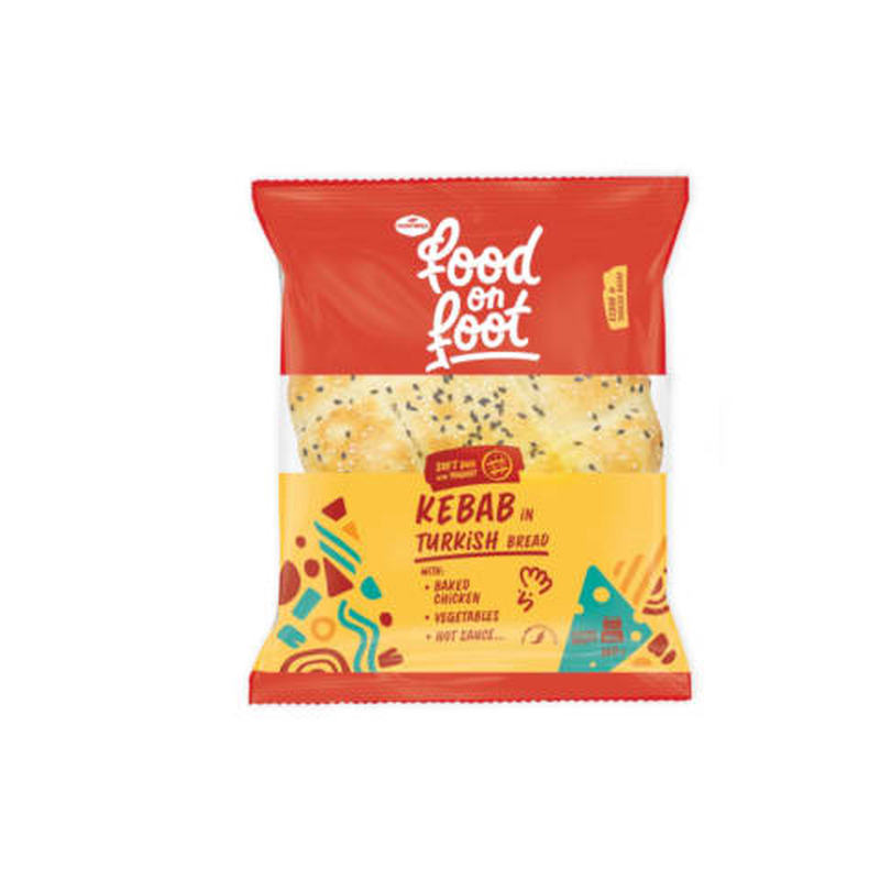Türgi leib kana kebabi ja juurviljadega Food On Foot 260g