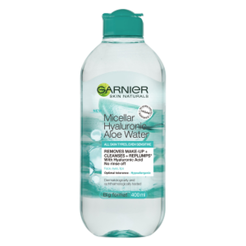 Mitsellaarvesi Hyaluronic Aloe, GARNIER, 400 ml